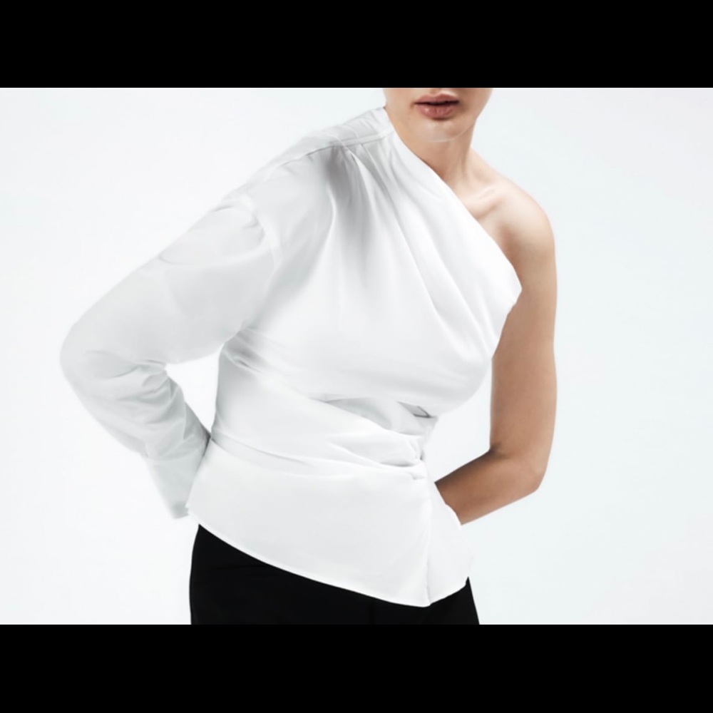 Zara asymmetrical top